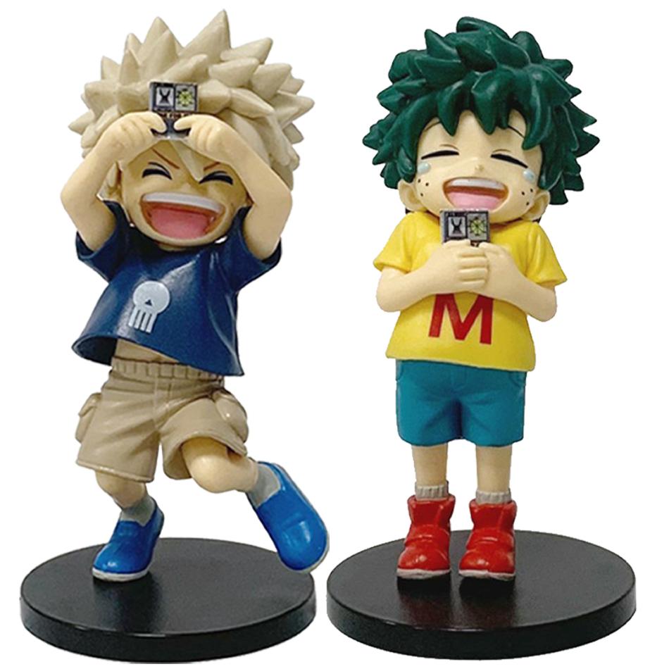 In Stock Gift | My Hero Academia Childhood Izuku Midoriya / Childhood Katsuki Bakugo Figure Model Decoration Doll brithday gifts