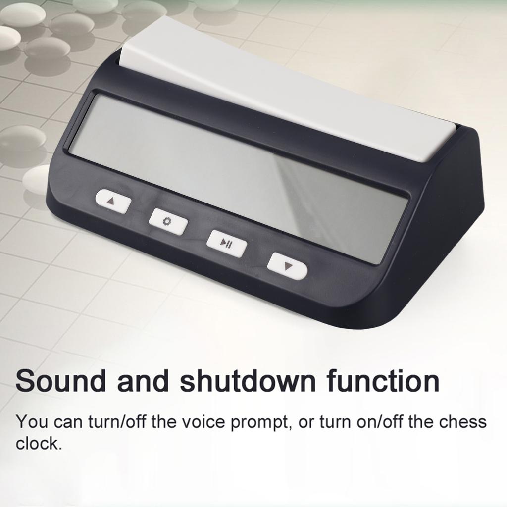 Chess Clock Professional Chess Clock Multifunctional Digital Clock Accurate Count Up Count Down Timer Board Game Stopwatch