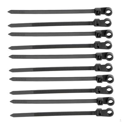 10 Pieces Nylon Cable Zip Wire Ties with Fixed Holes Accessories Professional Small Zips