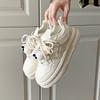 2025 Little White Shoes Children's Autumn New Korean Version Ins Female Students' Leisure Sports Versatile Board Shoes Street Shooting YM28