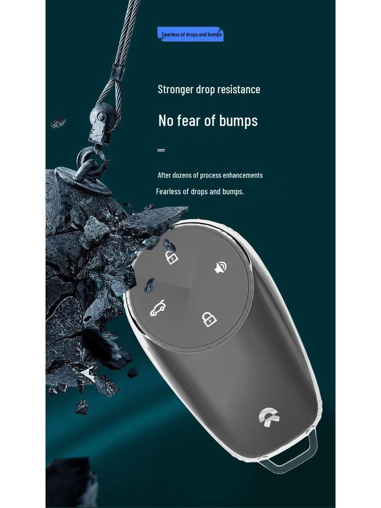 2022 NIO ET7/ES7/ET5 Key Case: Transparent Protective Shell with Buckle