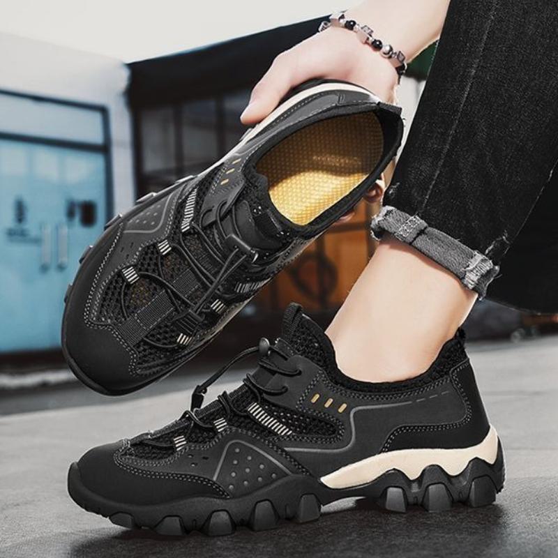 Fashion Outdoor Sports Shoes for Men Mesh Upper Jump Unisex Trend Running Comfortable Korean Man Casual Sneaker Lightweight Trends 2025