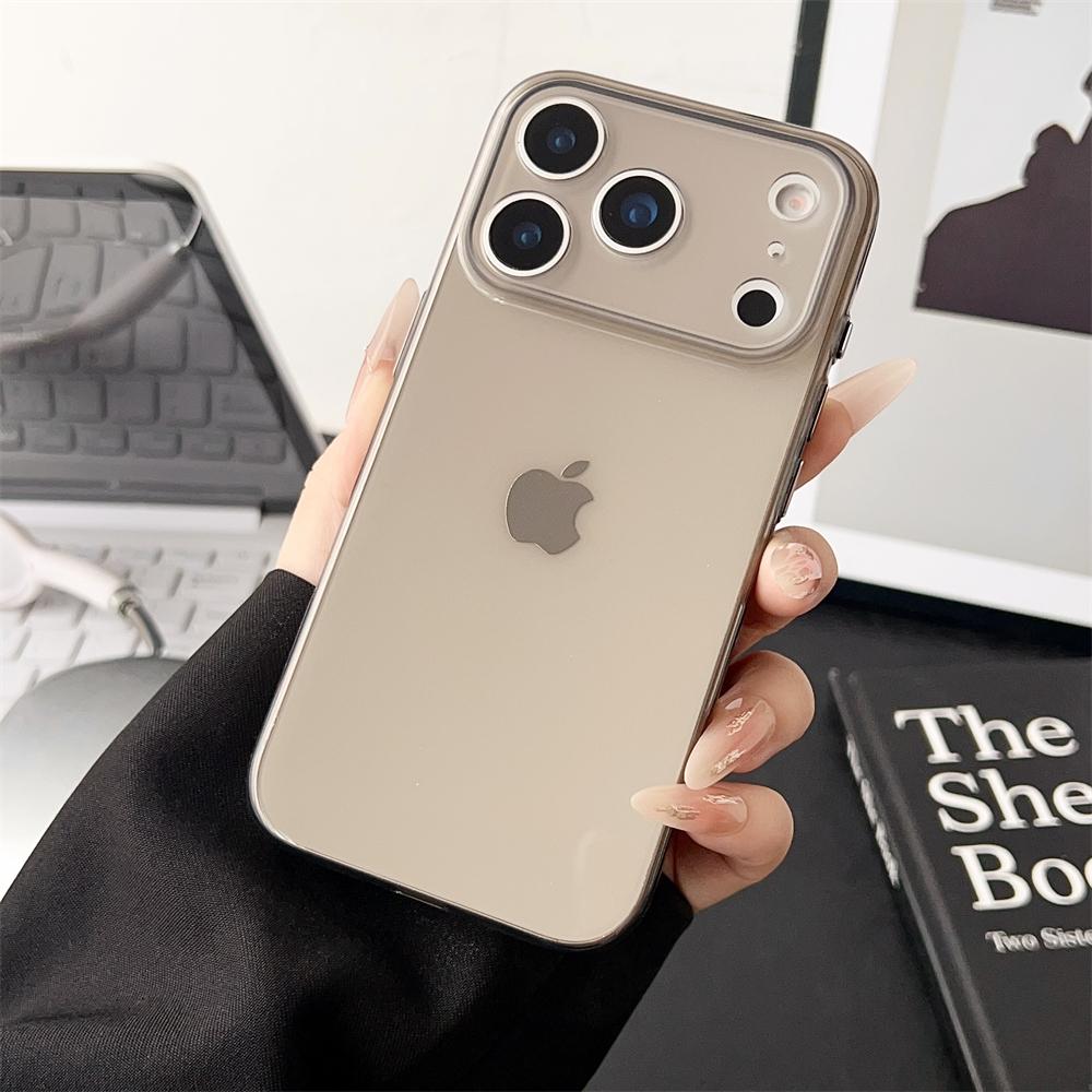 

Ultra Thin Matte Transparent Shockproof Hard Case For iPhone 17 Air 16 15 14 13 12 11 Pro Max Plus Shockproof Protection Cover iPhone 15