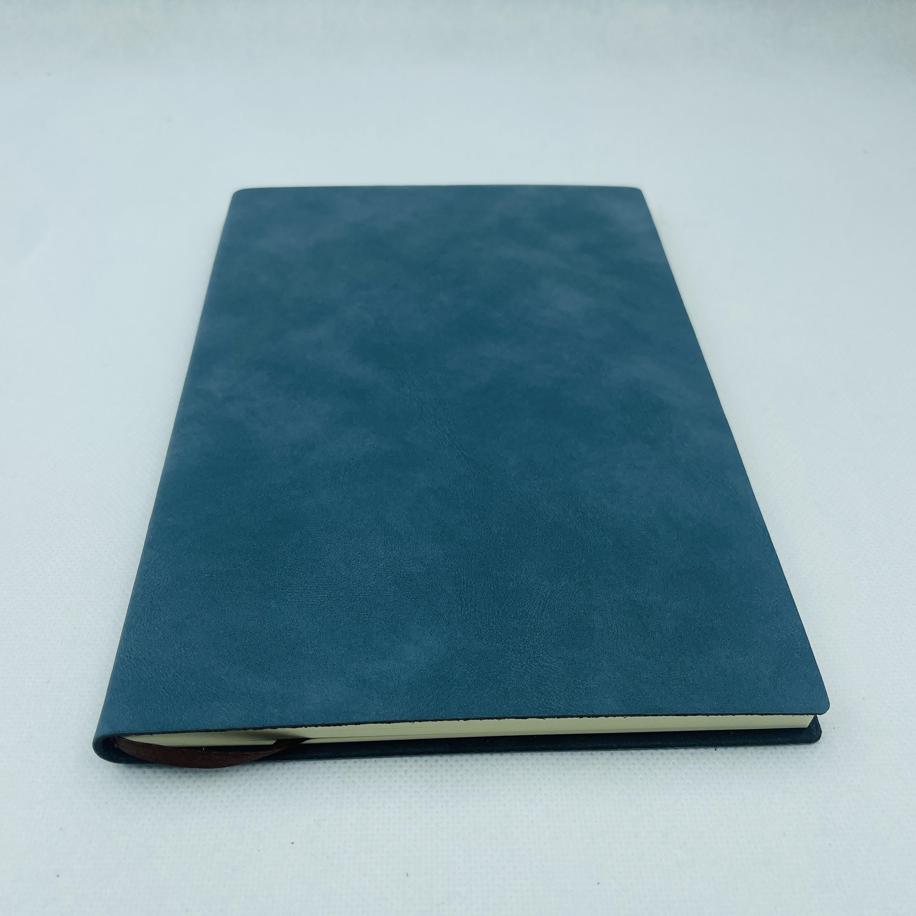 

Блокнот из овчины A5 A6, кожаные канцелярские товары, дневник, блокнот, канцелярские принадлежности, студенческий блокнот с горизонтальной линией внутри, 160 страниц/240 страниц A5 240pages синий