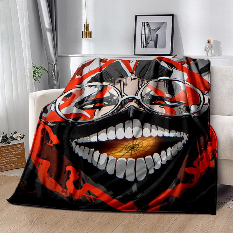 3D DAN DA DAN Anime Cartoon Blanket,Soft Throw Blanket for Home Bedroom Bed Sofa Picnic Travel Office Cover Kids Gift