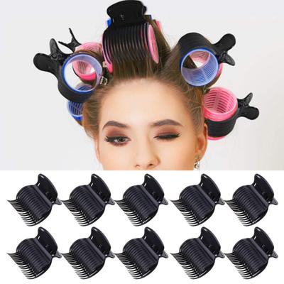 1 Set Salon Barrette Securely Fixed Strong Elasticity Hold Hair Evenly Curled Salon Hot Roller Super Hair Perm Insulation Clip Hair Accessories