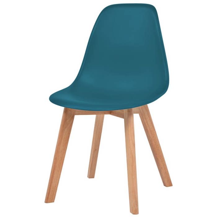 Chaises de salle à manger - vidaXL - Lot de 6 - Turquoise - Plastique - Design contemporain