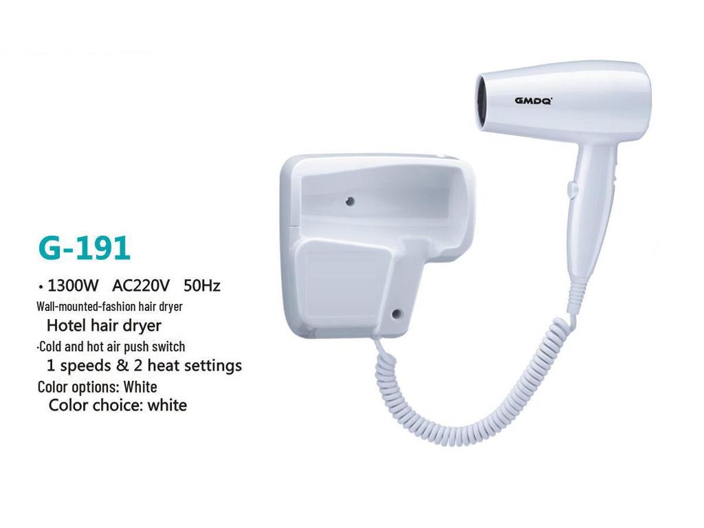 Wall-Mounted High-Power Hair Dryer: Hotel & Homestay Hot/Cold Options