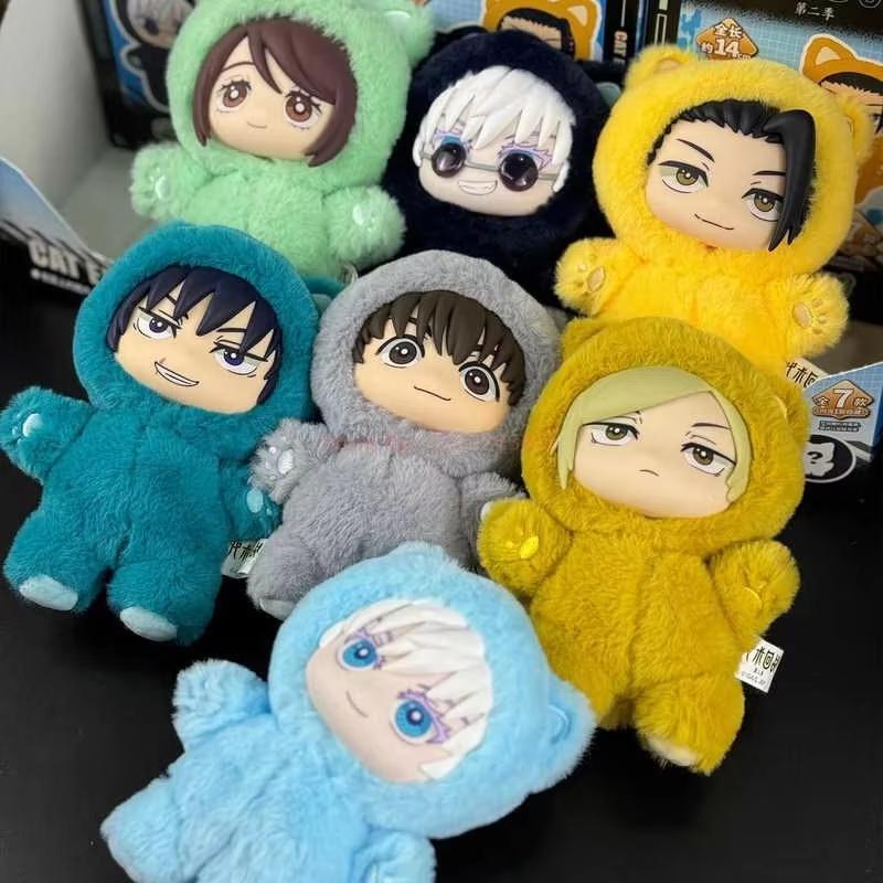 Autentic Kawaii Jujutsu Kaisen 2 Urechi de Pisică Jucărie Anime Cutie Oarbă Serie Drăguță Trendy Colecționabil Decor Misterios Cameră Cadou Pentru Festivaluri