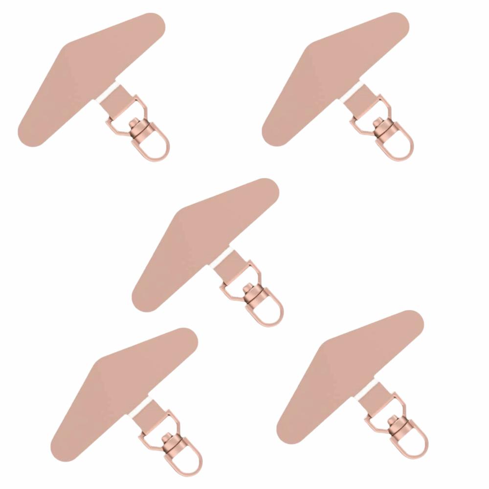 5Pcs Ultra-thin Phone Lanyard Connecter 360° Rotating Phone Patch Gasket Phone Accessory