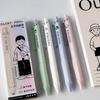 4pcs Silent Pens Set Cartoon Design TacoTaco 0.5mm Ballpoint Black Color Quick-dry Gel Ink for Writing Office School A3015