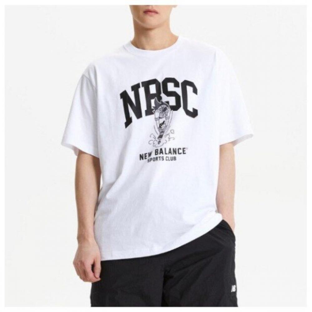 

New Balance Баскетбольная футболка с графическим принтом Nbnef21533 10 White series/100