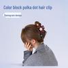 Colorful Star & Polka Dot Bow Hair Clip for Volume and Half Updos