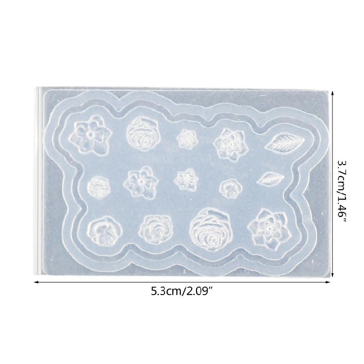 Nail Art Arc Decorative Mold Nail Art Making Tool Silicone Carving Template Mold