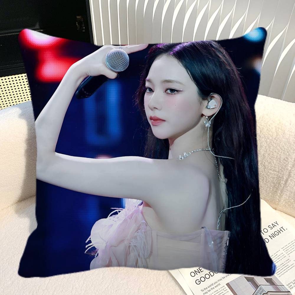 Karina Yu Ji Min Pillow Case Square Pillow Bedroom Sofa Leisure Comfort Cushion Car Home Decoration