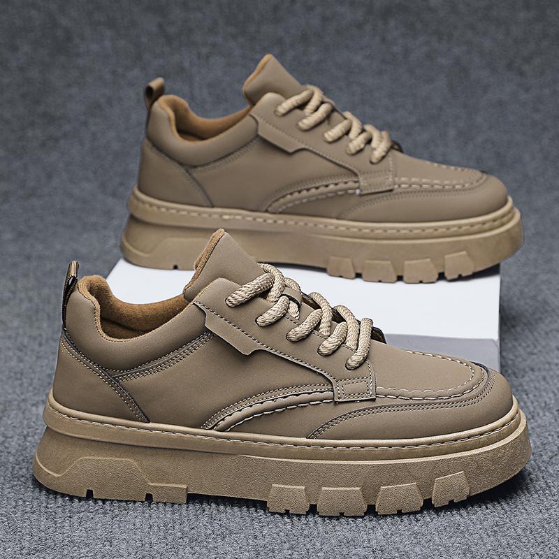 

Новые модные осенне-зимние мужские низкие ботинки Martin для студентов и мальчиков, трендовая рабочая обувь с мягкой подошвой, кроссовки Martin для охраны труда 44