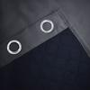 Heavy Duty Quilted Curtains Panel Living Room 100% Blackout Curtains Eyelet Heat Blocking Winter Keep Warm Thermal Window Drapes