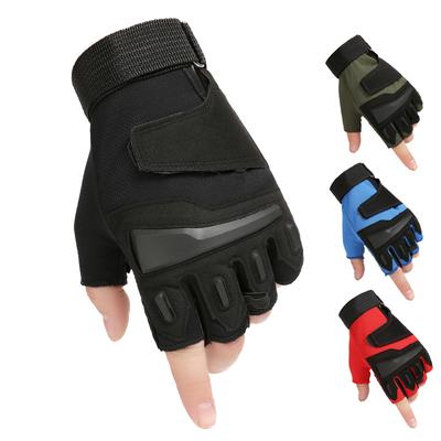 Gants demi-doigts pour homme, fitness extérieur, protection sportive, antidérapants pour la conduite, l'équitation, fans militaires colorés, tactiques de combat, gants demi-doigts