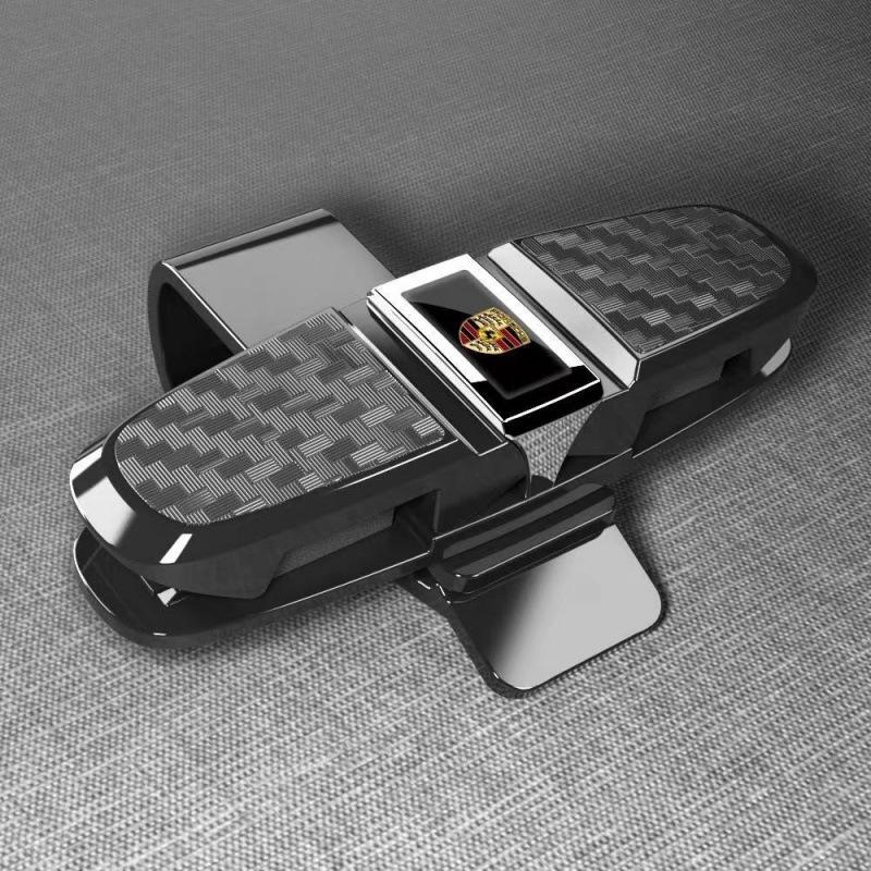 Multi-Functional Car Sunglasses Holder & Sun Visor Clip