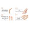 Silicone Practice Silicone Nail Training Flexible Joint Nail Finger Models for DIY Bendable Fake Training Fingers for Nail Art Skin Fingers, 5pcs,
