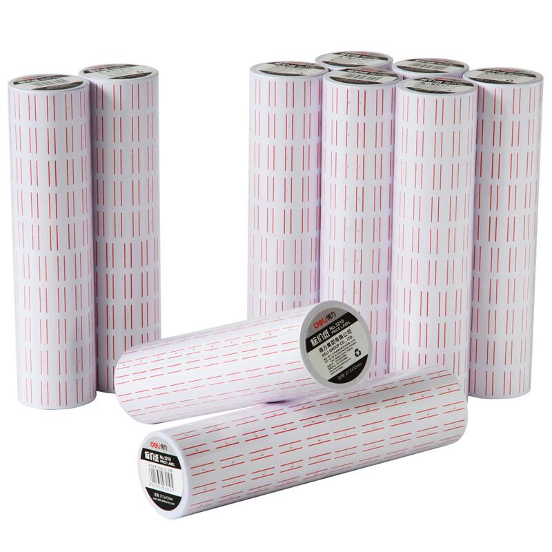 Deli 3210 Price Tag Paper Roll