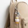 Keychain Pendant Middle Finger Hilarious Duck Zero Keychain with Verse Daily Reminder Backpack Accessory
