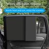 2/4Pcs 99% UV Blocking Car Window Covers Blackout Car Privacy Curtains Car Window Sun Shade  Camping