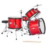 VEVOR Kids Drum Set, 5-Piece 16 in / 406.4 mm Junior Drum Sets, Beginner Drums Set with Adjustable Throne and Two Pairs of Drumsticks
