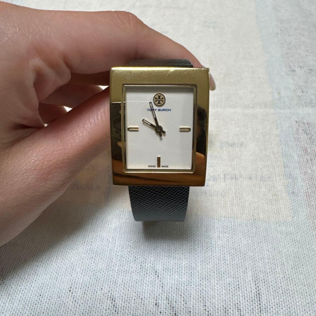 Used TORY BURCH Gold Square Watch