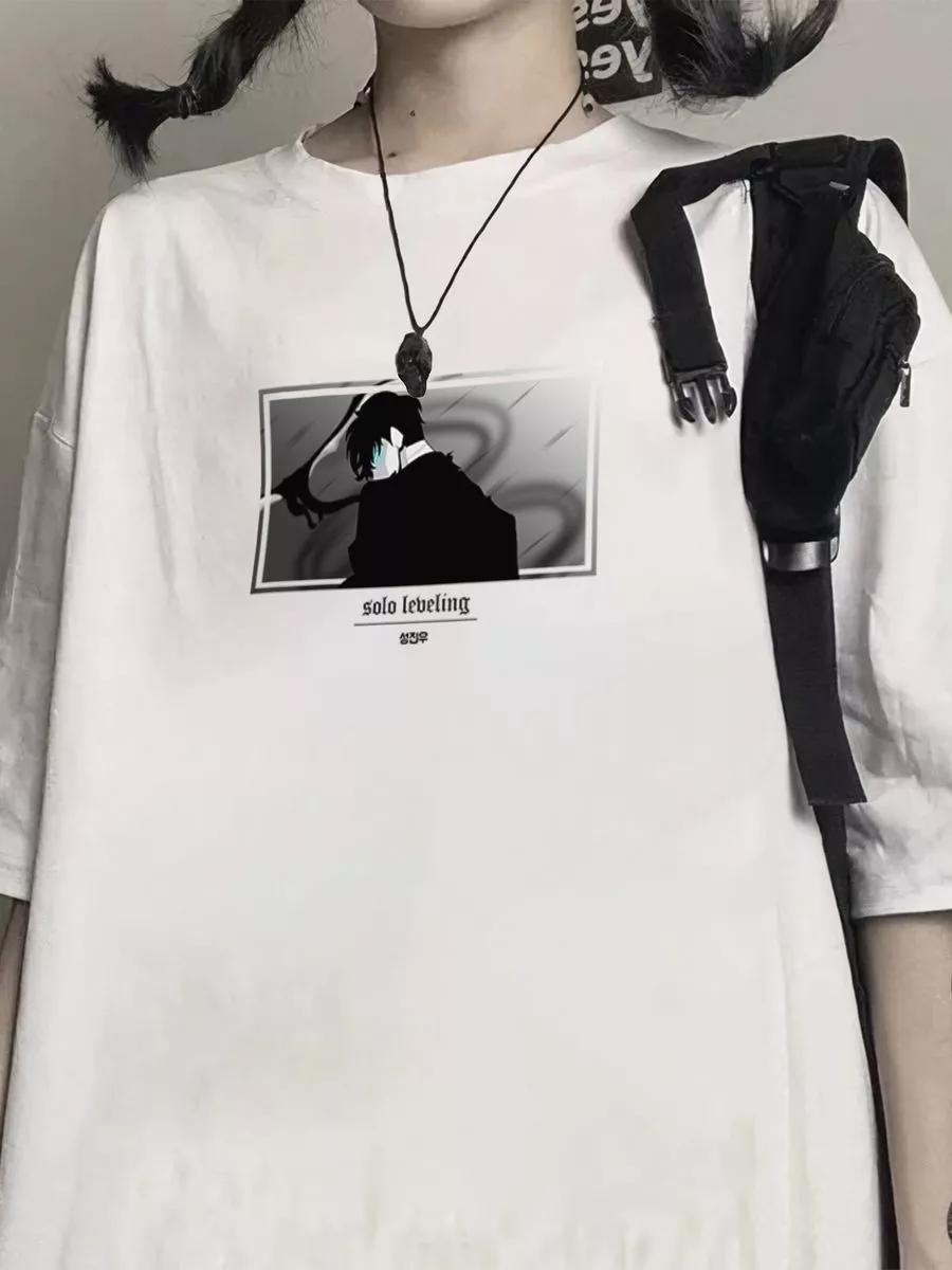 

Basic & oversized Level Up Alone T-shirt 4XL