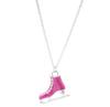 Multicolor Ice Skates Pendant Necklace with Alloy Sweater Chain