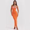 Women's New Lace Tube Top Long Dress Spice Girl Fashion Suspender Holiday Style Dress Women
