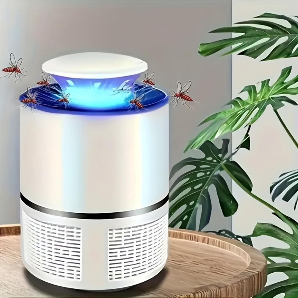Pokročilá tichá elektrická lampa proti komárům, přenosný odpuzovač komárů napájený přes USB, bezpečný a netoxický, vhodný do kuchyní, kanceláří, skladů atd.