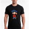 T-shirt Fievel Estiva Casual Cotone Maglietta Oversize Streetwear Top Stampa Grafica Vintage Vestibilità Larga Manica Corta 100% Cotone