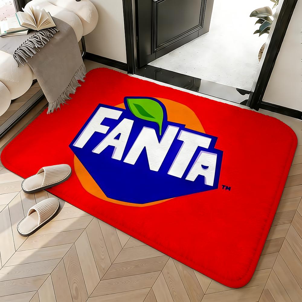 Soft Absorbent Non-Slip Rug Brand logo fanta Floor Mat Home Decor Doormat Bedroom Floor Mat Shower Carpet