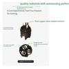 Premium-10Pcs NAC3FX-W NAC3MX-W 3Pins True Locking Connector Plug Jack PA66 Material IP65 Grade Waterproof 10 Male Plugs