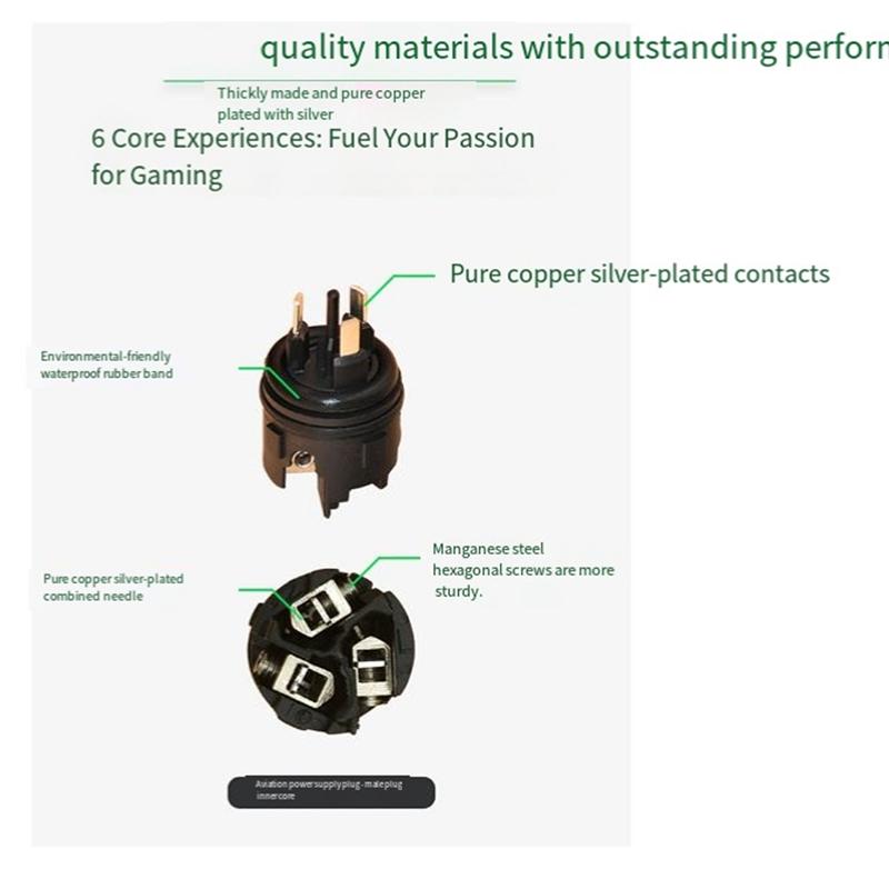 Premium-10Pcs NAC3FX-W NAC3MX-W 3Pins True Locking Connector Plug Jack PA66 Material IP65 Grade Waterproof 10 Male Plugs