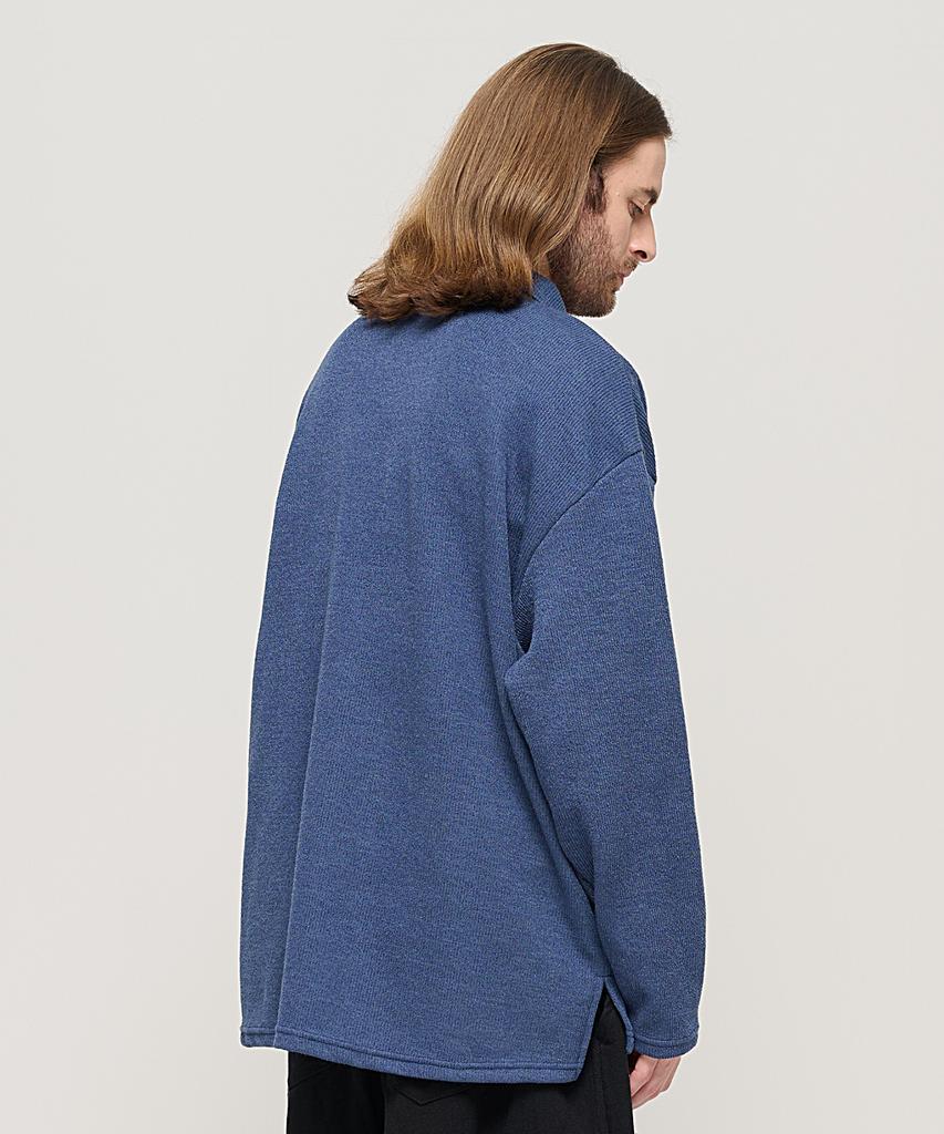 CARGOBROS Cb Collared Overknit (Navy)