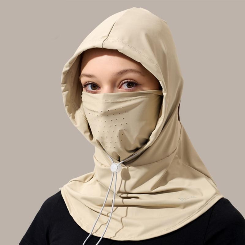 Full Face Mask Hat Sun Protective Hat Soft and Breathable Outdoor Cycling Hiking Balaclava Hat for Various Activity
