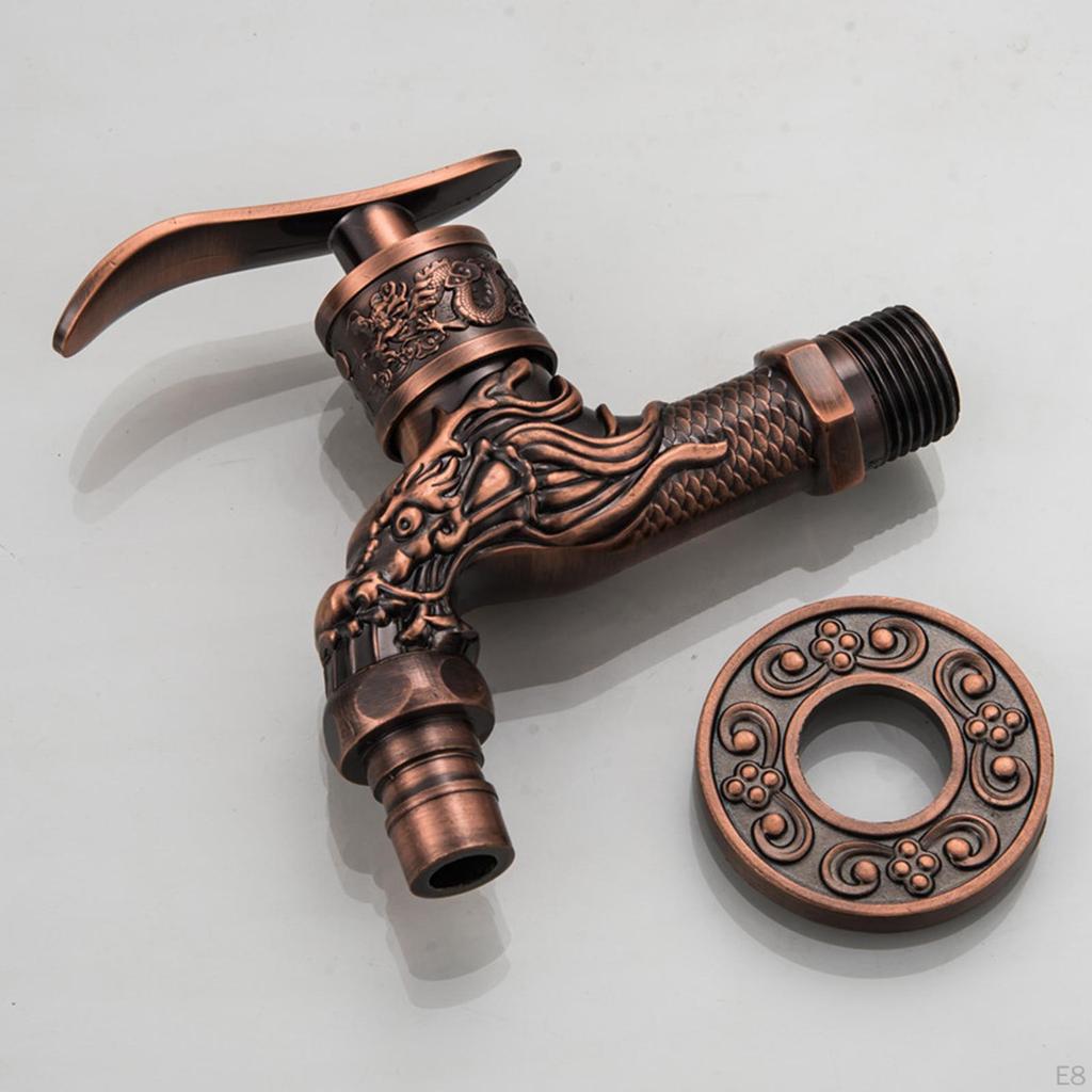 Laundry Bathroom Wall Mount Washing Machine Faucet Outdoor Garden Bibcock Tap Balcony Washer