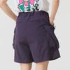 Under Armour Casual Comfortable Straight Leg Cargo Shorts With Logo Decoration Women shorts Formal-Purple 1388063-541