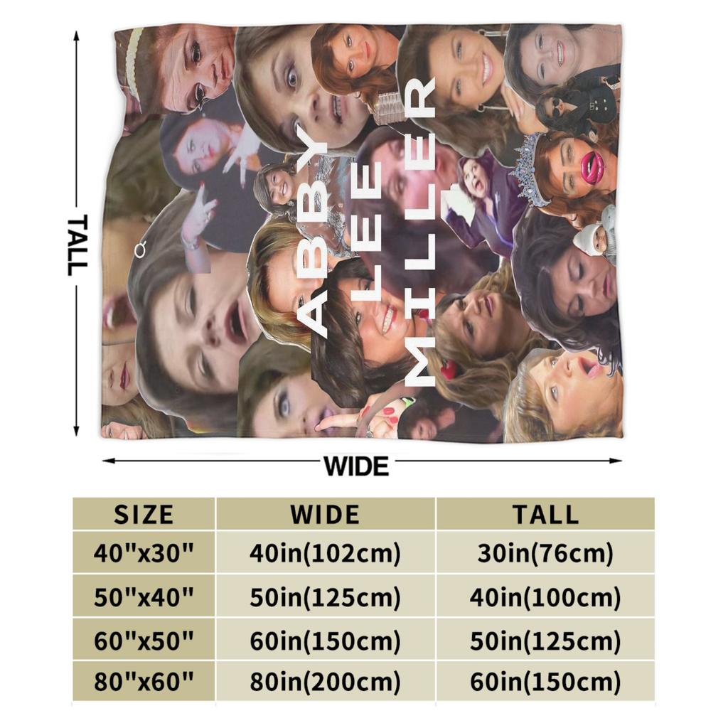 Abby Lee Miller Blanket American Dance Instructor Travel Flannel Throw Blanket For Couch Chair Sofa Bed Soft Warm Bedspread Gift