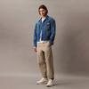 Calvin Klein Casual Embroidered Elastic Waistband Tapered Ribbed Knit Joggers Men Joggers 4RB003G