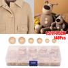 140 Pieces of Wooden Eco-friendly Craft Products Original Handmade DIY Buttons Original Handmade Packaging Natural 1.5/2/2.5CM