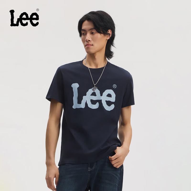 Lee Men s Comfort Fit Big Logo Short Sleeve T-Shirt L 7290₽
