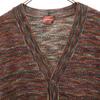 Missoni Made In Italy V Neck Knit Vest XS Brown Men's Used