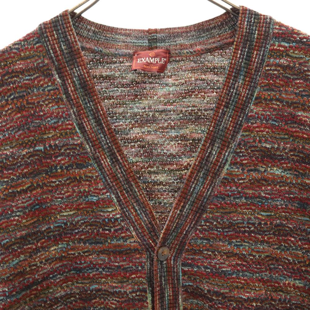Missoni Made In Italy V Neck Knit Vest XS Brown Men's Used