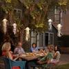 1PC Gradient Jellyfish LED Night Light Handmade Pendant Festival Decor Courtyard Indoor Outdoor Hanging Colorful Lamp Ornament
