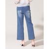 SON JUNG WAN Women Butterfly Hotfix Denim Pants Zjl6262080