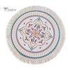 Descanso de Panela Antiderrapante para Cozinha, Jogo Americano Tecido de Algodão Estilo Boho, Jogo Americano de Mesa com Franjas de Borla para Pratos de Jantar, Jogo Americano Lavável a Quente, Suporte de Panela Resistente para Pratos Quentes,